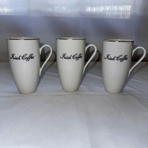 Set of 3 Irish Coffee Cups